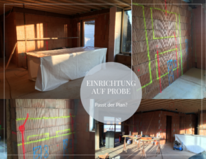Einrichtung auf Probe